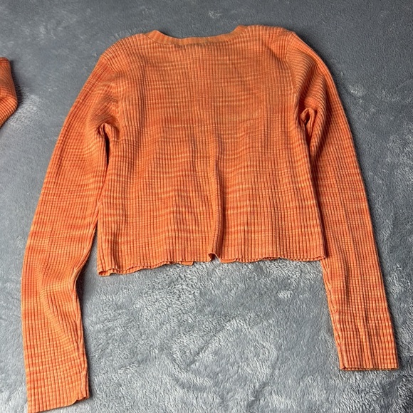 🎉Host Pick🎉 3 Pc Bundle NWT House Of Harlow 1960 Orange Ribbed Set - Picture 8 of 10